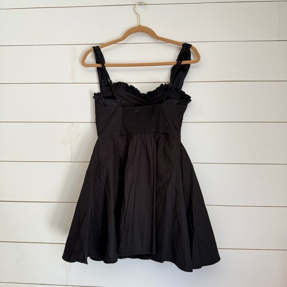 NWOT Free People midnight magic mini skater dress in black - Picture 11 of 13